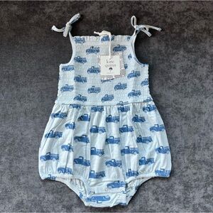 NWT Kate Quinn Smocked Tie Bubble Size 2T